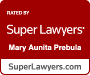 Rated By Super Lawyers | Mary Aunita Prebula | SuperLawyers.com